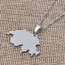 Switzerland Map Pendant Necklace