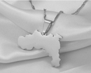 Tigray Map Pendant Necklace
