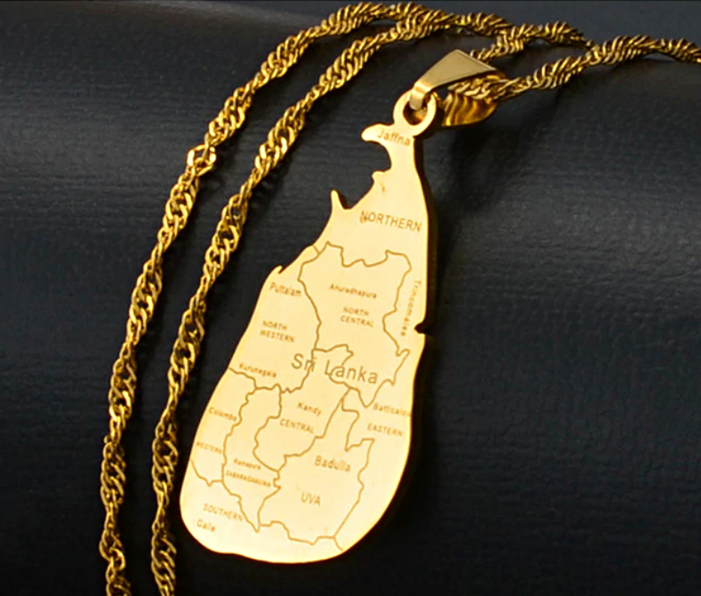 Sri Lanka Pendant Necklace