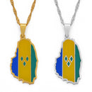Saint Vincent and The Grenadines Pendant Necklace