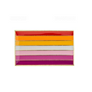 LGBTQIA+ Sunset Lesbian Pride Flag Lapel Pin