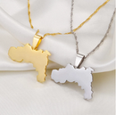 Tigray Map Pendant Necklace