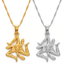 Italy Trinacria Pendant Necklace