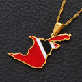 Trinidad and Tobago Flag Pendant necklace
