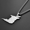 Trinidad and Tobago Map Pendant Necklace