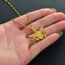 U.S Virgin Islands Eagle Pendant Necklace