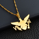 U.S Virgin Islands Eagle Pendant Necklace