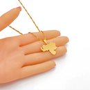 Venezuela Map Pendant Necklace