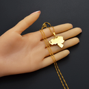 Venezuela Map Pendant Necklace