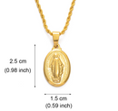Virgin Mary Necklace