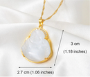 Jade Stone Buddha Necklace